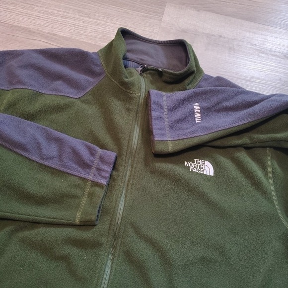 The North Face Other - The North Face Windwall Jacket Mens XXL 2XL Full Zip Wind  Resistant Fleece Gree